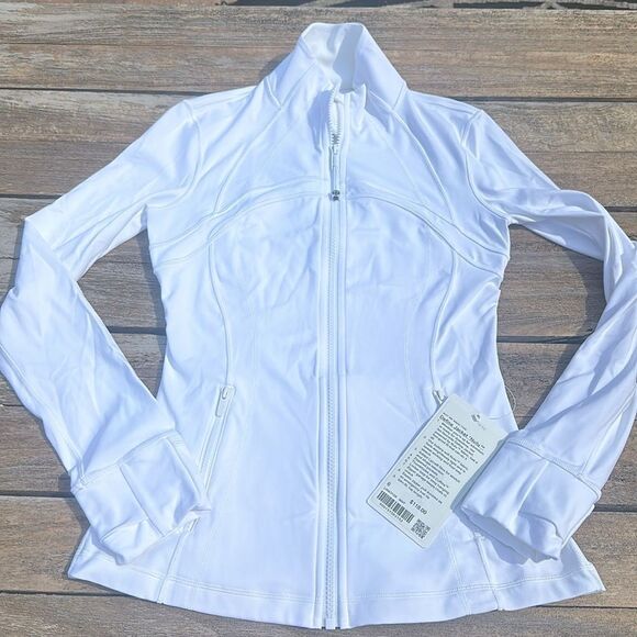 lululemon athletica Tops - Lululemon Define Jacket Nulu White size 6 NWT 🤍